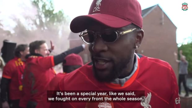 Origi's last Liverpool interview during the bus-top parade